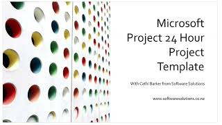 Microsoft Project Create a 24 Hour Calendar Template  Video 4 [upl. by Leuams833]
