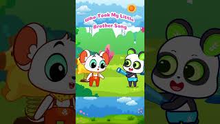 Who Took My Little Brother Song kidssongs cartoon kidssong nurseryrhymes shorts [upl. by Assiralk]