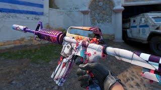 CS2 M4A1S  Vaporwave  Skin showcase Factory New 4K60FPS [upl. by Aleahpar]