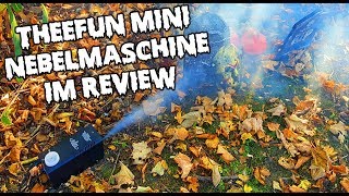 HALLOWEEN THE FUN MINI Nebelmaschine 400 Watt REVIEW DEUTSCH [upl. by Phillipp]