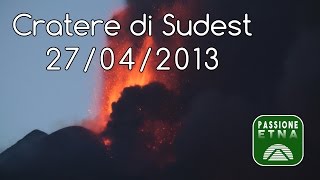 Etna  Parossismo 27042013 [upl. by Luckett]