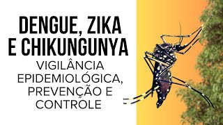 Dengue Zika e Chikungunya  Vigilância Epidemiológica Prevenção e Controle [upl. by Aceber]