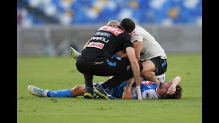 Dries Mertens is injured  Dries Mertens vs Udinese [upl. by Michaud]