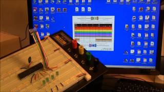 How to program the PIC18F4550 microcontroller blink demo board part 5 of 8 [upl. by Ap]