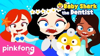 🩹 OUCH My Teeth Hurt  Princesses at the Dentist  Baby Sharks Hospital Play  Official Pinkfong [upl. by Lindy897]