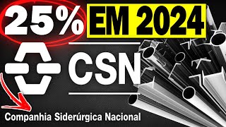 CSNA3 CSN PODE SUBIR 25 EM 2024 PROJEÇÃO DE DIVIDENDOS CAPEX E DÍVIDA VALE A PENA INVESTIR [upl. by Aiouqes]