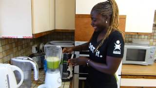 Asparagus with Coconut Water Smoothie with Vi Shake [upl. by Torry]