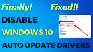 Stop Automatic Driver Updates on Windows 10  How to Disable Drivers Update in Windows 10 [upl. by Maria256]