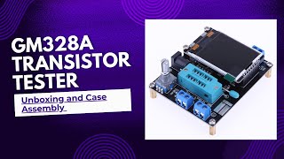 Soldered GM328A Transistor Tester （Black English Version Assembled）unboxing and case assembly [upl. by Nilrem]