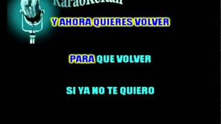 EDDIE MALDONADO PARA QUE VOLVER KARAOKE DEMO [upl. by Wichern]