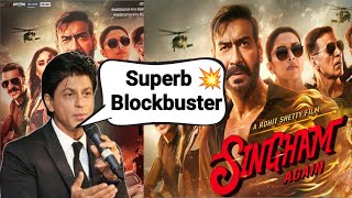 Singham Again Trailer Review by Shahrukh Khan l Singham Again Trailer Review l Singham Again React [upl. by Godfree265]