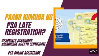 PAANO KUMUHA NG PSA BIRTH CERTIFICATE SA ONLINE PARA IWAS HASSLE AT PILA [upl. by Novihs]