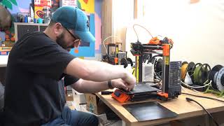 PRUSA i3 MK3 Nylock Bed Leveling [upl. by Yzus]