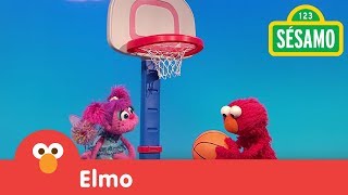 Sésamo Elmo encesta [upl. by Ahsinrac]