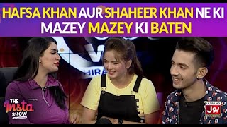 Chit Chat with Hafsa Khan amp Shaheer Khan in The Insta Show with Mathira  The Insta Show [upl. by Eikcin]