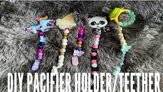 DIY Pacifier Holder And Teether [upl. by Monte]