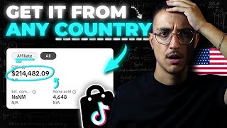 How To Get The Tiktok Shop Affiliate from any country [upl. by Ormiston]