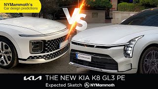 2025 The New KIA K8 Facelift Hyundai Grandeur VS Kia K8 who is the winner of the showdown [upl. by Majka]