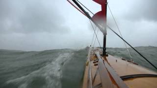 Kayak Sailing Kelleys Island Lake Erie with Falcon Sails [upl. by Htebazila641]