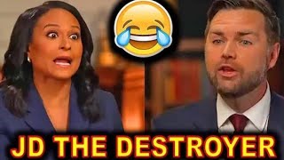 JD Vance ROASTS Kristen Welker with FACTS on Meet the Press the Morning 😁😁😃 [upl. by Ahsad572]