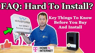 ✅ How Difficult Is The Install 4x4 MIMO External Antenna On TMobile 5G Home Internet  FAQ 3 [upl. by Naxela]