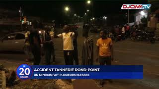 🔴AccidentTannérie rondpoint un minibus fait plusieurs blessés [upl. by Noisla]