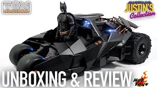 Hot Toys Batmobile Tumbler 20 Batman Begins  The Dark Knight 16 Scale Vehicle Unboxing amp Review [upl. by Notyap]