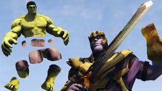 HULK vs THANOS Fight [upl. by Darsey]