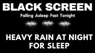 Rain Sounds Black Screen for Sleeping amp Relaxing  Sleep and Meditation  Dark Screen [upl. by Eneryt]