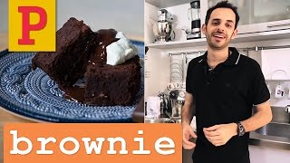 Receita de brownie de chocolate [upl. by Einnil]