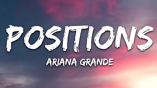 Ariana Grande  positions Lyrics [upl. by Enitsuj]