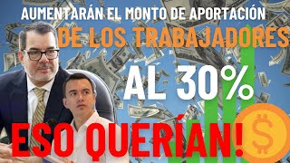 Alarma en el IESS Aumento de Aportaciones y Años de Jubilación [upl. by Hajidak457]