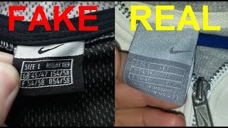 Real vs Fake Nike zip up jacket How to spot fake Nike hoodies [upl. by Rafat]