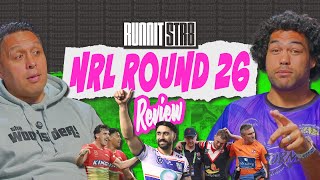 NRL Round 26 Review  SJ Drives Warriors Win amp Bennett’s Dolphins Dominate [upl. by Lach]