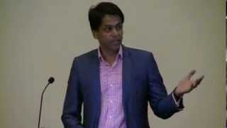 Impelsys CEO Sameer Shariff speaks at AB IT Conclave 2014 [upl. by Lemire]