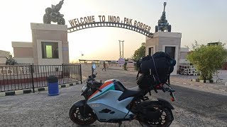 Thrilling Ride Electric Bike Journey at IndoPak Border  495°C Nadabet Gujarat 4100km [upl. by Querida]