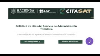 programar una cita en el sat [upl. by Berkley]