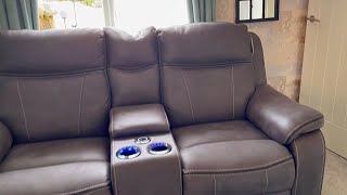 Dfs sofa Electric Recliner review [upl. by Sillad]