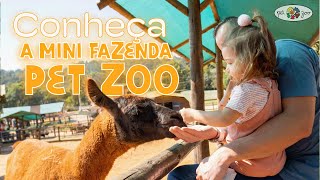 🌲 EXPLORANDO a FAZENDINHA PET ZOO VENHA se DIVERTIR com a NATUREZA e os ANIMAIS [upl. by Kitrak]