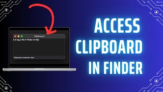 How to Access Clipboard in Finder on Mac [upl. by Saffian930]