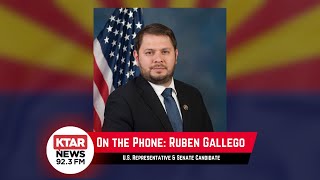 Arizona Senate Candidate Ruben Gallego reacts to alarming death at VA Hospital [upl. by Htrahddis]