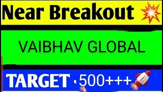 vaibhav global share latest news today vaibhav global shareanalysis vaibhav globalsharelatest news [upl. by Ajidahk]