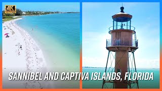 Sanibel and Captiva Islands Florida by Drone 4K✨ [upl. by Oiluig]