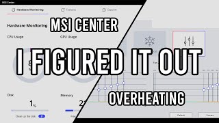 MSI Center Not Working FIXED  Fan Control Proper Settings For Overheating [upl. by Hinkle]