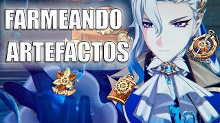 Otro lunes de FARMEO de ARTEFACTOS en Genshin Impact [upl. by Siblee408]