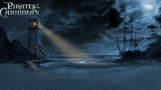 Pirates of the Caribbean Film Ambience  Whitecap Bay  Rain Thunder Music [upl. by Llehcram]