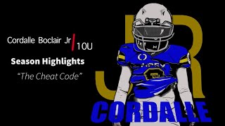 🔥🏈Cordalle Boclair Jr  2022 MidSeason Highlights  10U Football  APEX FOOTBALL [upl. by Yunfei]