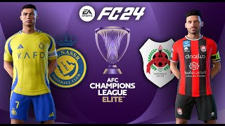 FC 24  Al Nassr vs Al Rayyan  AFC Champions League Elite  ft Ronaldo etc  PC Gameplay 1080P [upl. by Harmonia]