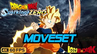 Goten Moveset DRAGON BALL Sparking ZERO  4K 60FPS [upl. by Hacissej]