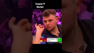 Insane 9 darterdarts viralvideo fypage dartsfans blowup dartsport like 180 9darter [upl. by Donni]